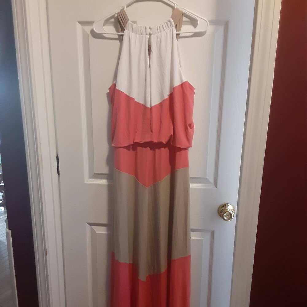 London Style collection maxi sleeveless dress women’s size PM